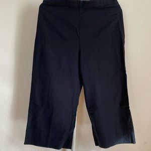 New A&F cropped ultra high rise linen blend pants Size L/XL